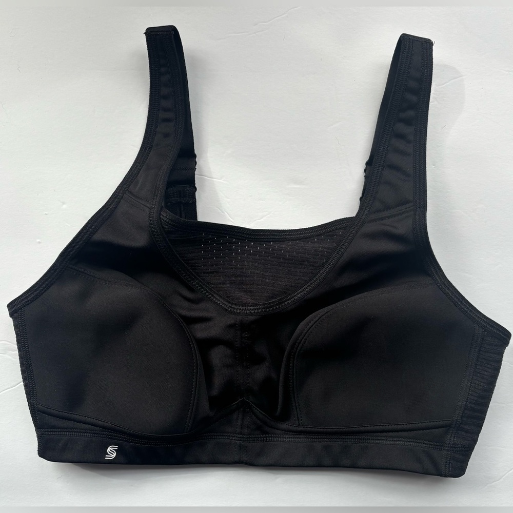 Glamorise No-Bounce Camisole Elite Wirefree Sports Bra 1067 36C Black